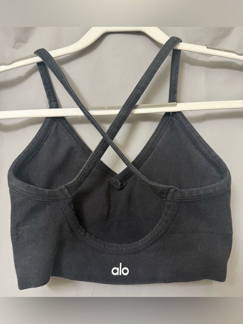 Alo back crossed bra size S
